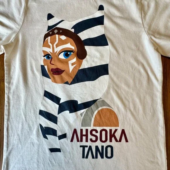 HANNA ANDERSSON X STAR WARS Ahsoka Tano Girls T-shirt 10 140cm Ringer Tee - Picture 3 of 6